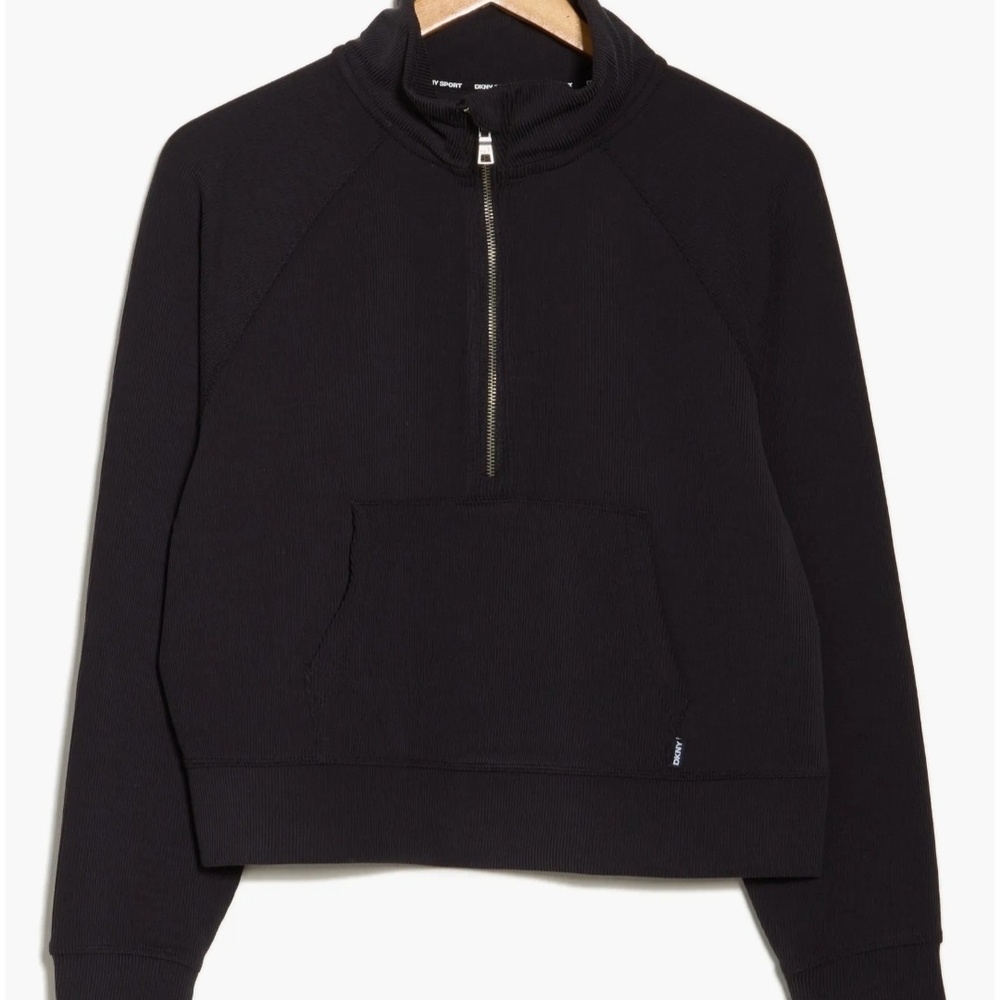DKNY Women's Half-Zip Pullover Sweatshirt Size XL - Picture 1 of 12